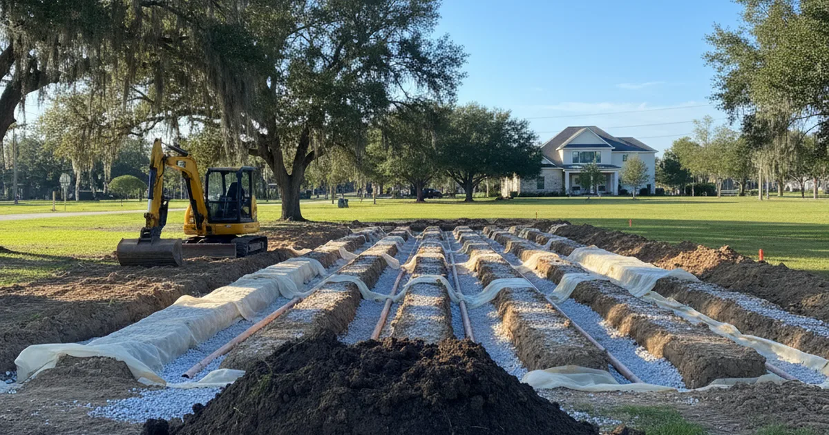 Drain Field Installation in Daphne, AL: What the Soil Here Actually Demands