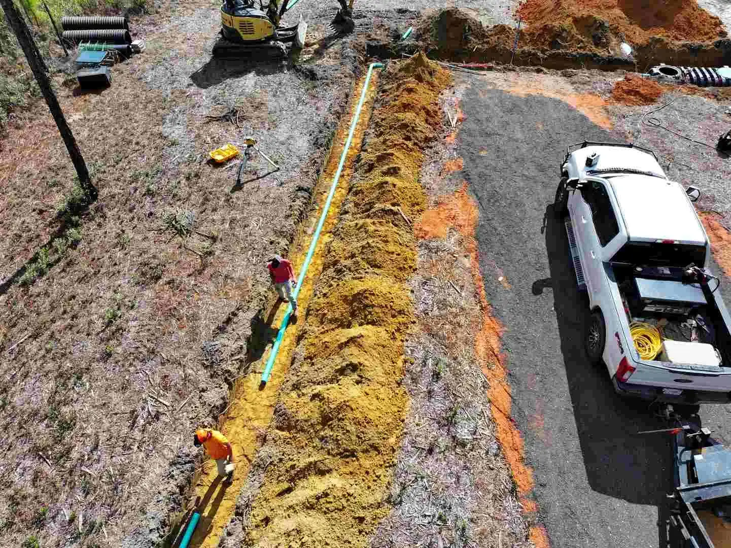 Septic service work in Baldwin County, Alabama