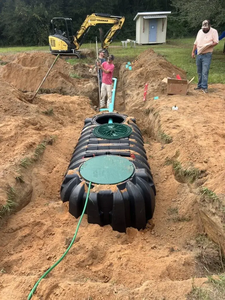 P&C Septic Solutions septic installation in coastal Alabama